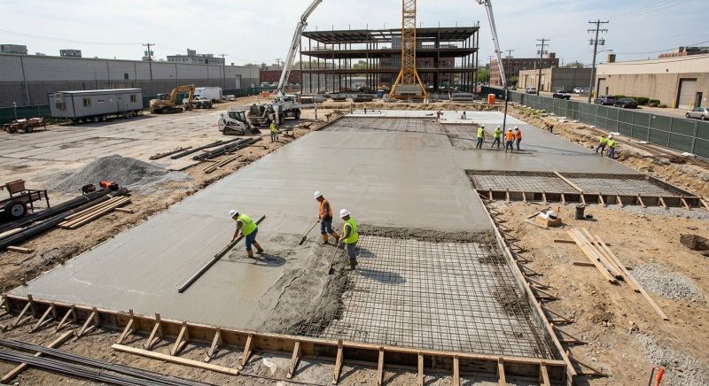 Commercial Slab Construction in Bellingham, WA