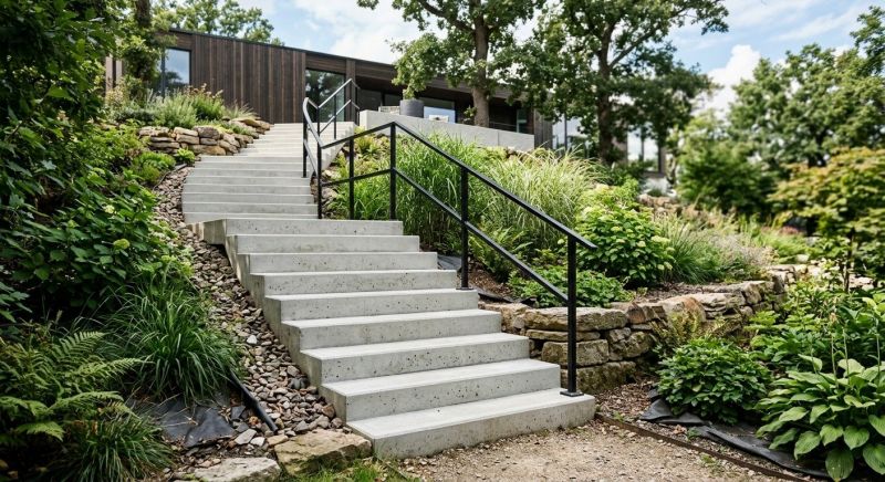 Concrete Stairs Installation in Sacramento, CA