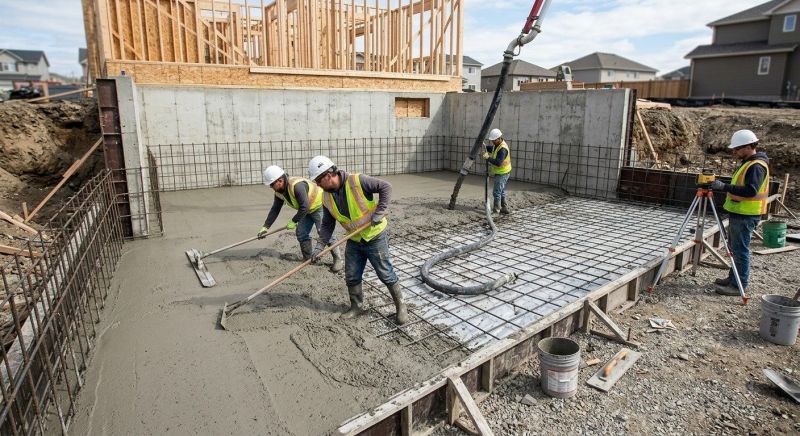 Foundation Slab Construction in Greenville, SC