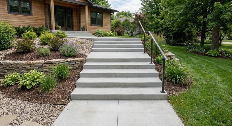 Steps Pouring in Sacramento, CA